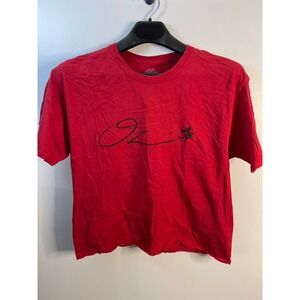 The Wizard of Oz Red Graphic T-Shirt Womens 1X Cotton Wicked Witch Logo Tee